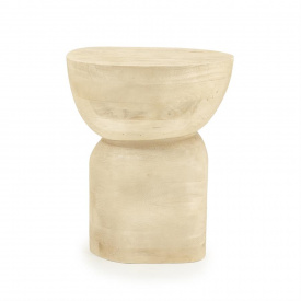 MASA LATERALA COBBLE - LEMN DE MANGO - NATURAL - 37(L) x 46(h) x 30(l)
