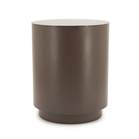 MASA LATERALA MESITA - FIER - TAUPE - 37(L) x 37(l) x 45(h) - Img 1