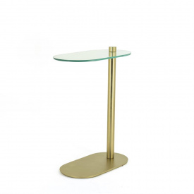 MASA LATERALA PLATON - METAL - NEGRU - 43(L) x 55(h) x 24(l) - Img 1