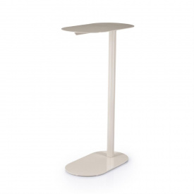 MASA LATERALA SPOT MARE - METAL - BEJ - 43(L) x 70(h) x 24(l)