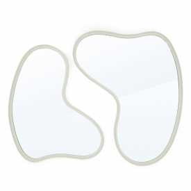 OGLINDA PEJO - METAL / MDF / OGLINDA - ALB - 46/60(L) x 61/70(h) x 2.5(l) - Img 1