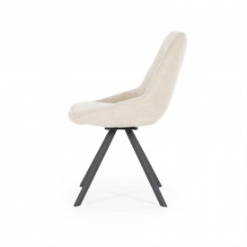 SCAUN BLISS - METAL / TESATURA - CREM - 52(L) x 86(h) x 62(l) - Img 3