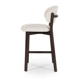 SCAUN DE BAR MIKKY MOON - TESATURA SI STEJAR - BEJ - 53(L) x 57.5(l) x 97.5(h) cm - Img 3