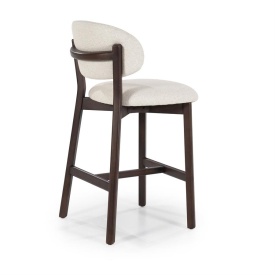 SCAUN DE BAR MIKKY MOON - TESATURA SI STEJAR - BEJ - 53(L) x 57.5(l) x 97.5(h) cm - Img 8