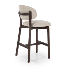 SCAUN DE BAR MIKKY MOON - TESATURA SI STEJAR - TAUPE - 53(L) x 57.5(l) x 97.5(h) cm - Img 8