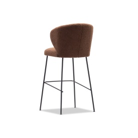 SCAUN DE BAR MILO - LEMN [FSC] / MATERIAL - CULOARE LA ALEGERE - 54(L) x 95/107(h) x 62(l) - Img 5