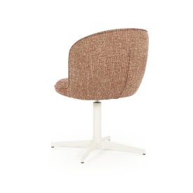 SCAUN ESMEE DONNA - TESATURA SI FIER - ROŞU - 55.5(L) x 64.5(l) x 83(h) cm - Img 5
