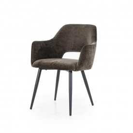 SCAUN ESMEE - POLIESTER / METAL - MARO - 58(L) x 81(h) x 57.5(l) - Img 1