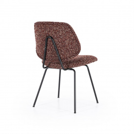 SCAUN JON MAYWOOD - METAL / LEMN / TESATURA 100% POLIESTER - MULTICOLOR - 49.5(L) x 82(h) x 58(l) - Img 7