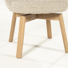 SCAUN LIVIA - GRI TAUPE HUSH - 65(L) x 63(l) x 80(h) - Img 10