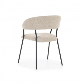 SCAUN LUKA - POLIESTER / METAL - BEJ - 57(L) x 79(h) x 61.5(l) - Img 5