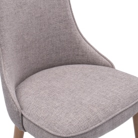 SCAUN MARMO - METAL / LEMN / TESATURA 100% POLIESTER - CULOARE LA ALEGERE - 45(L) x 88(h) x 52(l) - Img 3