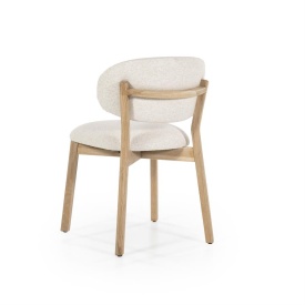 SCAUN MIKKY MOON - TESATURA SI STEJAR - BEJ - 51(L) x 59.5(l) x 79(h) cm - Img 5