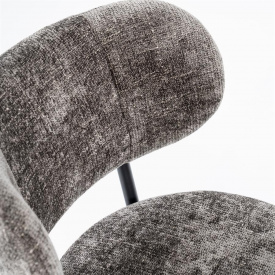 SCAUN OASIS - METAL / LEMN / TESATURA - GREJ - 54.5(L) x 78.5(h) x 59.5(l) - Img 8