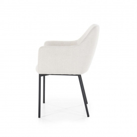 SCAUN PAUL - METAL / LEMN / TESATURA 100% POLIESTER - ANTRACIT - 58(L) x 82(h) x 60(l) - Img 3