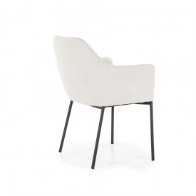 SCAUN PAUL - METAL / LEMN / TESATURA 100% POLIESTER - ANTRACIT - 58(L) x 82(h) x 60(l) - Img 8