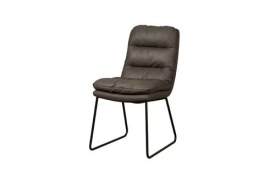 SCAUN TORO CABO - METAL / MATERIAL - NEGRU / ANTRACIT - 72(L) X 90(H) X 48(L)