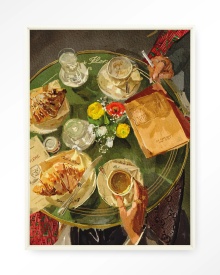 TABLOU - CROISSANTS AT CAFE DE FLORE - Img 3