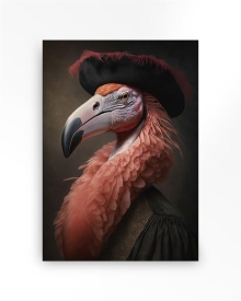 TABLOU - FLAMINGO MIC - 80 X 110 (CM) - Img 1