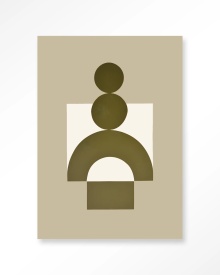 TABLOU - FORMA 3 BEIGE