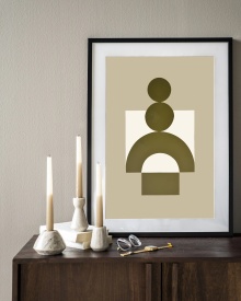 TABLOU - FORMA 3 BEIGE - Img 2