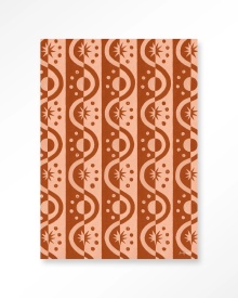 TABLOU - MOON BLOCKPRINT