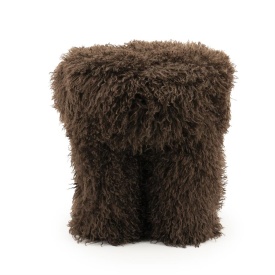 TABURET DOODLY - MARO ÎNCHIS - 40(L) x 40(l) x 43(h)