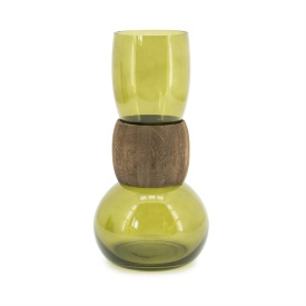 VAZĂ VERRA MARE - VERDE - 19.8(L) x 19.8(l) x 39.5(h)