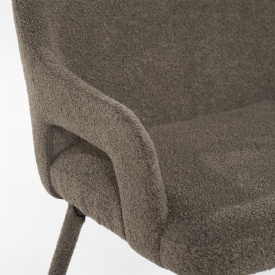 BANCĂ FIKA - METAL ȘI ȚESĂTURĂ - MARO - 140(L) x 58(l) x 84(h) - Img 2