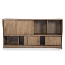 COMODA MILO - LEMN SI FURNIR DE STEJAR - MARO - 180(L) x 42(l) x 90(h) cm - Img 2