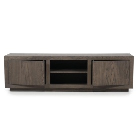 COMODA TV HELSINKI CM - LEMN SI FURNIR DE STEJAR - MARO - 160(L) x 42(l) x 45(h) cm - Img 2