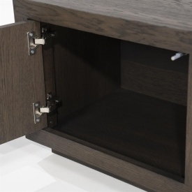 COMODA TV HELSINKI CM - LEMN SI FURNIR DE STEJAR - MARO - 160(L) x 42(l) x 45(h) cm - Img 7