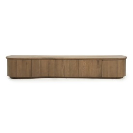 COMODA TV JOSH - LEMN SI FURNIR DE STEJAR - MARO - 240(L) x 42(l) x 43(h) cm