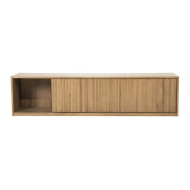 COMODA TV MILO - LEMN SI FURNIR DE STEJAR - MARO - 180(L) x 42(l) x 43(h) cm - Img 6