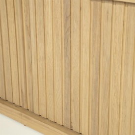 COMODA TV MILO - LEMN SI FURNIR DE STEJAR - NATURAL - 180(L) x 42(l) x 43(h) cm - Img 11