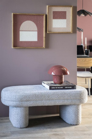 DECORATIUNE PENTRU PERETE LAGOM MICA - LEMN/TEXTIL - MULTICOLOR - 40(L) x 3(h) x 40(l) - Img 4