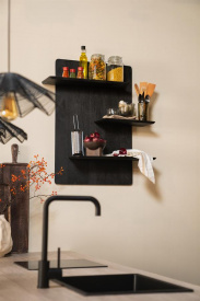 DECORATIUNE SECO - LEMN DE MANGO [FSC] - NEGRU - 60(L) x 90(h) x 23(l) - Img 5