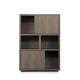 DULAP HELSINKI - LEMN SI FURNIR DE STEJAR - MARO - 120(L) x 42(l) x 170(h) cm