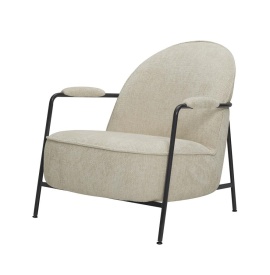FOTOLIU AMELIA- STOFA HAGA 23 PERLA - 73(L) x 82(l) x 77(h)