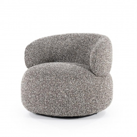 FOTOLIU MAEVE MAYWOOD - METAL / LEMN / MATERIAL 100% POLIESTER - GREJ MIXT - 82(L) x 72(h) x 82(l)