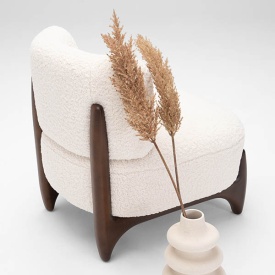 FOTOLIU PELMO - METAL / LEMN / MATERIAL 100% POLIESTER - ALB (CULOAREA SE POATE ALEGE) - 63(L) x 74(h) x 71(l) - Img 6