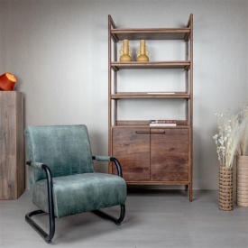 FOTOLIU RIVA ADORE - METAL / MATERIAL - NEGRU / VERDE - 86(L) X 83(H) X 65(L) - Img 2