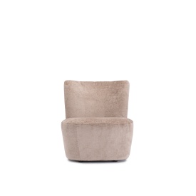 FOTOLIU SICILIA - METAL / LEMN / MATERIAL 100% POLIESTER - BEJ - 74(L) x 80(h) x 80(l) - Img 2