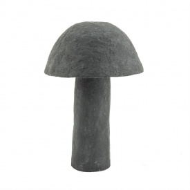 LAMPA DE MASA MUSHROOM - HARTIE - CENUSIU - 30(L) x 45(h) x 30(l) - Img 1