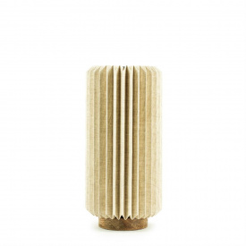 LAMPA DE MASA ZUKI - HARTIE/LEMN - CREM/NATURAL - 26(L) x 62(h) x 26(l)