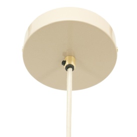 LAMPĂ SUSPENDATĂ - BELLURE - BEJ - 25(L) x 25(l) x 35(h) - Img 4