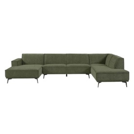 LEEDS CHAISE L - 2 5 - OTOMAN R - CITY 355 VERDE STICLA - 350(L) x 217(l) x 81(h) - Img 1