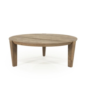 MASA DE CAFEA DAVINA MARE - LEMN DE MANGO - MARO - 80(L) x 80(l) x 30(h) cm - Img 1