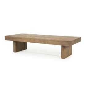 MASA DE CAFEA EDWARD - LEMN DE MANGO - MARO - 130(L) x 60(l) x 31(h) cm - Img 2
