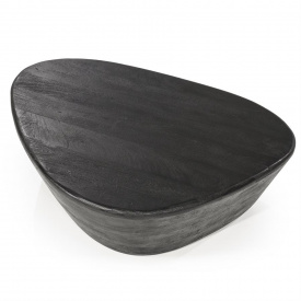 MASA DE CAFEA MILA - LEMN DE MANGO [FSC] - NEGRU - 107(L) x 30(h) x 78(l) - Img 2